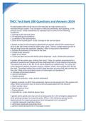 TNCC Test Questions and Answers 2024.