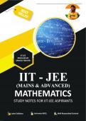 IIT JEE MATHS SHORT NOTES FORMULA SHEET