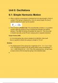 Unit 6_ Oscillations 6.1_ Simple Harmonic Motion.