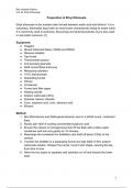 Unit 4b - preparation of ethyl ethanoate 