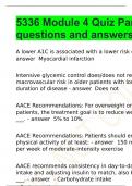 5336 Module 4 Quiz Part 2 questions and answers