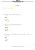 HESI A2 V2 Grammar, Vocab, Reading, & Math