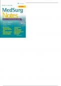 MedSurg Notes Nurse’s Clinical Pocket Guide 