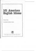 101 American English Idioms