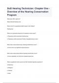 DoD Hearing Technician_ Chapter One - Overview of the Hearing Conservation Program