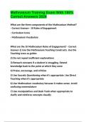 Package deal  for Mathnasium Exam Questions with 100% Correct Answers | Verified | Latest Update