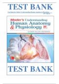 Test Bank for Mader's Understanding Human Anatomy & Physiology 10th Edition by Susannah N. Longenbaker, ISBN: 9781260209273 |All Chapters Covered||Complete Guide A+|