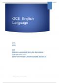 OCR 2023  GCE ENGLISH LANGUAGE H070/02: EXPLORING CONTEXTS AS LEVEL QUESTION PAPER & MARK SCHEME (MERGED)