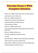 Nurs230 Exam 2 With Complete Solution