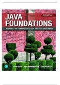 Test Bank For Java Foundations Introduction to Program Design and Data Structures, 5th edition John Lewis 