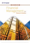 Testbank&Solution Manual Fundamentals of Financial Management, 16th Edition Eugene F. Brigham