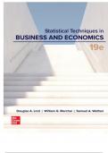 Statistical Techniques in Business and Economics, 19e Douglas A. Lind TB.