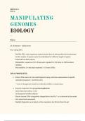 manipulating genomes summary biology