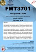 FMT3701 Assignment 2 (COMPLETE ANSWERS) 2024 - DUE June 2024