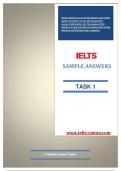 9 band score IELTS essays Task1.