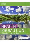 TEST BANK FOR HEALTH PROMOTION THROUGHOUT THE LIFE SPAN 9TH EDITION BY EDELMAN