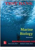 TEST BANK FOR MARINE BIOLOGY FUNCTION, BIODIVERSITY, ECOLOGY 5TH EDITION