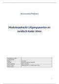 Uitgangspunten en Juridisch Kader Wmo consulent Bestuursacademie