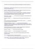 SURGERY EOR EXAM [PAEA BLUEPRINT]ASSESSMENT ALREADY GRADED A+        wind/atelectasis - answer-If the post op fever occurs within the first 24 hours of surgery,  what is the most likely cause?    water/UTI, catheter related phlebitis, pneumonia - answer-I