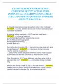 CT DMV LEARNER’S PERMIT EXAM  QUESTIONS NEWEST ACTUAL EXAM  COMPLETE 120 QUESTIONS AND CORRECT  DETAILED ANSWERS (VERIFIED ANSWERS)  ALREADY GRADED A+.