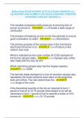 Boiler Final EXAM NEWEST ACTUAL EXAM COMPLETE 100  QUESTIONS AND CORRECT DETAILED ANSWERS (VERIFIED  ANSWERS) ALREADY GRADED A+