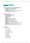  Bio 117 Final Exam Study Guide Lectures 1-4: Updated APlus Score Guide