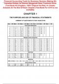 Test Bank for Financial Accounting Tools for Business Decision Making 5th Canadian Edition By Kimmel Weygandt Kieso Trenholm Irvine (All Chapters, 100% Original Verified, A+ Grade) Chapter 9 Not Available.
