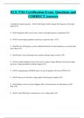 ECE 3741 Certification Exam Questions and  CORRECT Answers