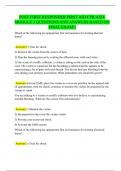 POST FIRST RESPONDER FIRST AID/CPR/AED: MODULE 3 QUESTIONS AND ANSWERS BASED ON FINAL EXAM!!