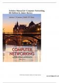 Solution Manual for Computer Networking, 8th Edition by James Kurose-stamped