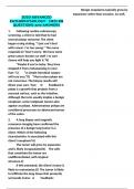  2020 ADVANCED PATHOPHYSIOLOGY	HESI RN QUESTIONS and ANSWERS 1.	Following routine colonoscopy screening, a client is told that he had several polyps removed. The client began crying stating, “I just can't deal with cancer. I'm too young.” The nurse 