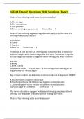 ASE A4 Exam 2: Questions With Solutions (Pass!)