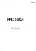 MEASLES (RUBEOLA)