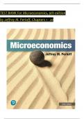 TEST BANK For Microeconomics, 9th Edition by Jeffrey M. Perloff, Verified Chapters 1 - 20, Complete Newest Version