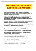 J375 CHAPTER 3 EXAM WITH QUESTIONS AND ANSWERS 