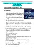 2024 TEST BANK LPN to RN Transitions (5TH ED) By Claywell Complete Guide UNIT 1- 5 (18 CHAPTERS) LATEST UPDATE +A GUIDE 