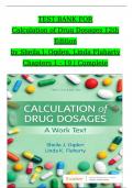 Test Bank For Calculation of Drug Dosages 12th Edition by SheiTest Bank For Calculation of Drug Dosages 12th Edition by Sheila J. Ogden, LiTest Bank For Calculation of Drug Dosages 12th Edition by STest Bank For Calculation of Drug Dosages 12th Edition by