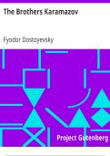 The Brothers Karamazov Translated from the Russian of Fyodor Dostoyevsky by Constance Garnett The Lowell Press New York