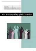 Onderzoek pedagogisch handelen - 8,5