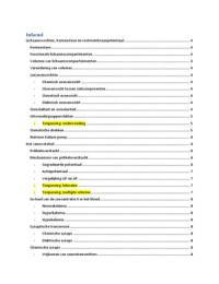 Fysiologie - samenvatting