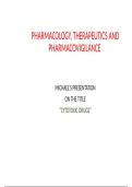 Cytotoxic Drugs ( Pharmacology)