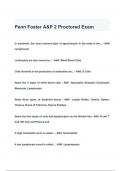 Penn Foster A&P 2 Proctored Exam QUESTIONS & ANSWERS 2024 ( A+ GRADED 100% VERIFIED)