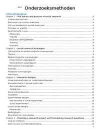 Inleiding onderzoeksmethoden voor mens- en maatschappijwetenschappen (Social Research Methods)