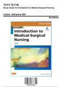 Test Bank for Introduction to Medical-Surgical Nursing, 6th Edition by Linton, 9780323222082, Covering Chapters 1-6 | Includes Rationales