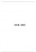 OCR 2023 GCE FURTHER MATHEMATICS A Y534/01: DISCRETE MATHEMATICS AS LEVEL QUESTION PAPER & MARK SCHEME (MERGED)