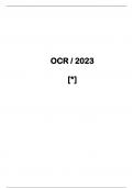 OCR 2023 GCE FURTHER MATHEMATICS A Y535/01: ADDITIONAL PURE MATHEMATICS AS LEVEL QUESTION PAPER & MARK SCHEME (MERGED)