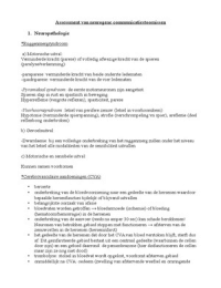 Assessment van neurogene communicatiestoornissen