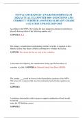 TCFP & GFD HAZMAT AWARENESS/OPS EXAM 2024/ACTUAL EXAMWITH 800+ QUESTIONS AND CORRECT VERIFIED ANSWERS/ALREADY GRADE A+/LATEST UPDATE 2024-2025