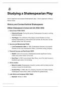 Studying a Shakespearian Play  :How to approach and analyze Shakespeare’s play + how to approach writing a literary essay IEB