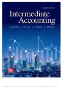 TEST BANK -- INTERMEDIATE ACCOUNTING, 11TH EDITION BY DAVID SPICELAND, MARK NELSON, WAYNE THOMAS AND JENNIFER WINCHEL. CHAPTER 1 - 24. ALL CHAPTERS INCLUDED.